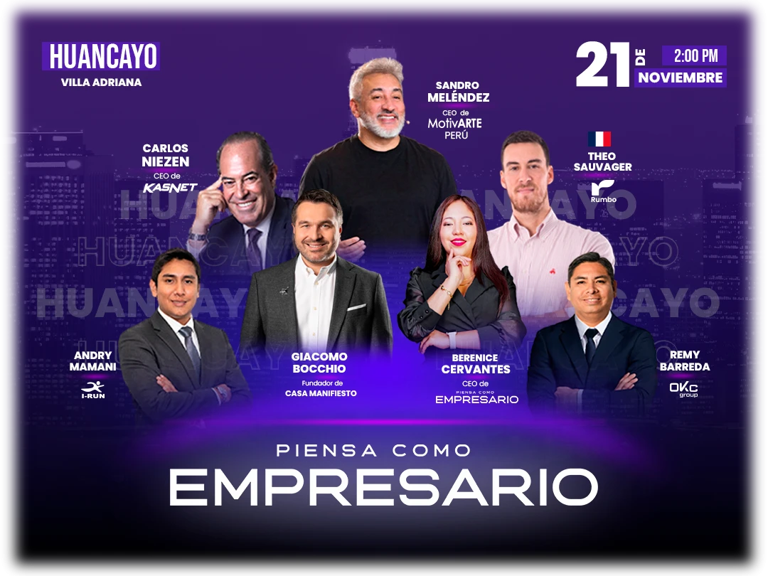 Lineup Oficial Piensa Como Empresario