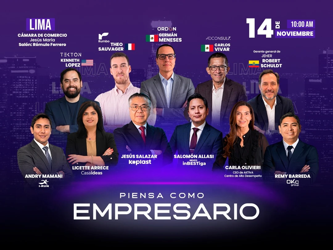 Lineup Oficial Piensa Como Empresario